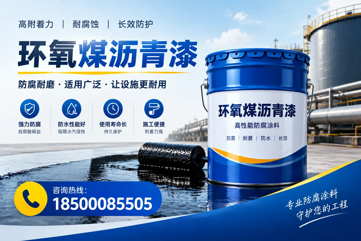 环氧煤沥青漆与其他涂料的对比分析,助力呼和浩特企业决策